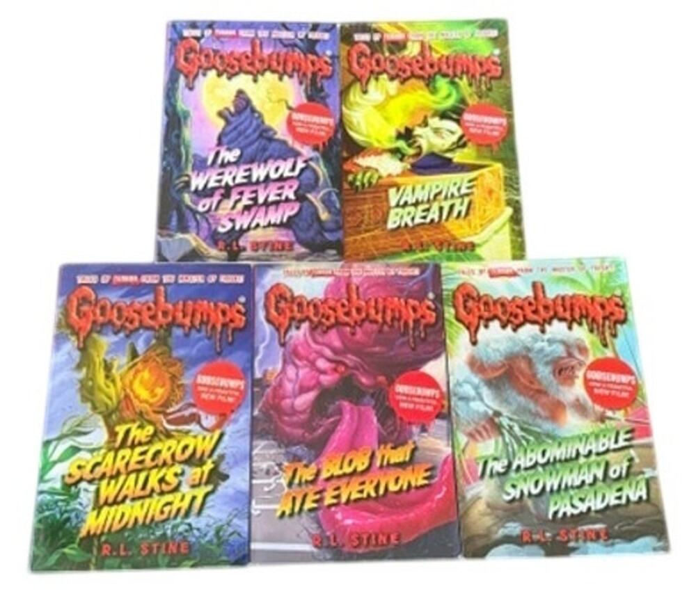 Goosebumps Monsters & Creatures Book Bundle 5 PB Horror R.L. Stine